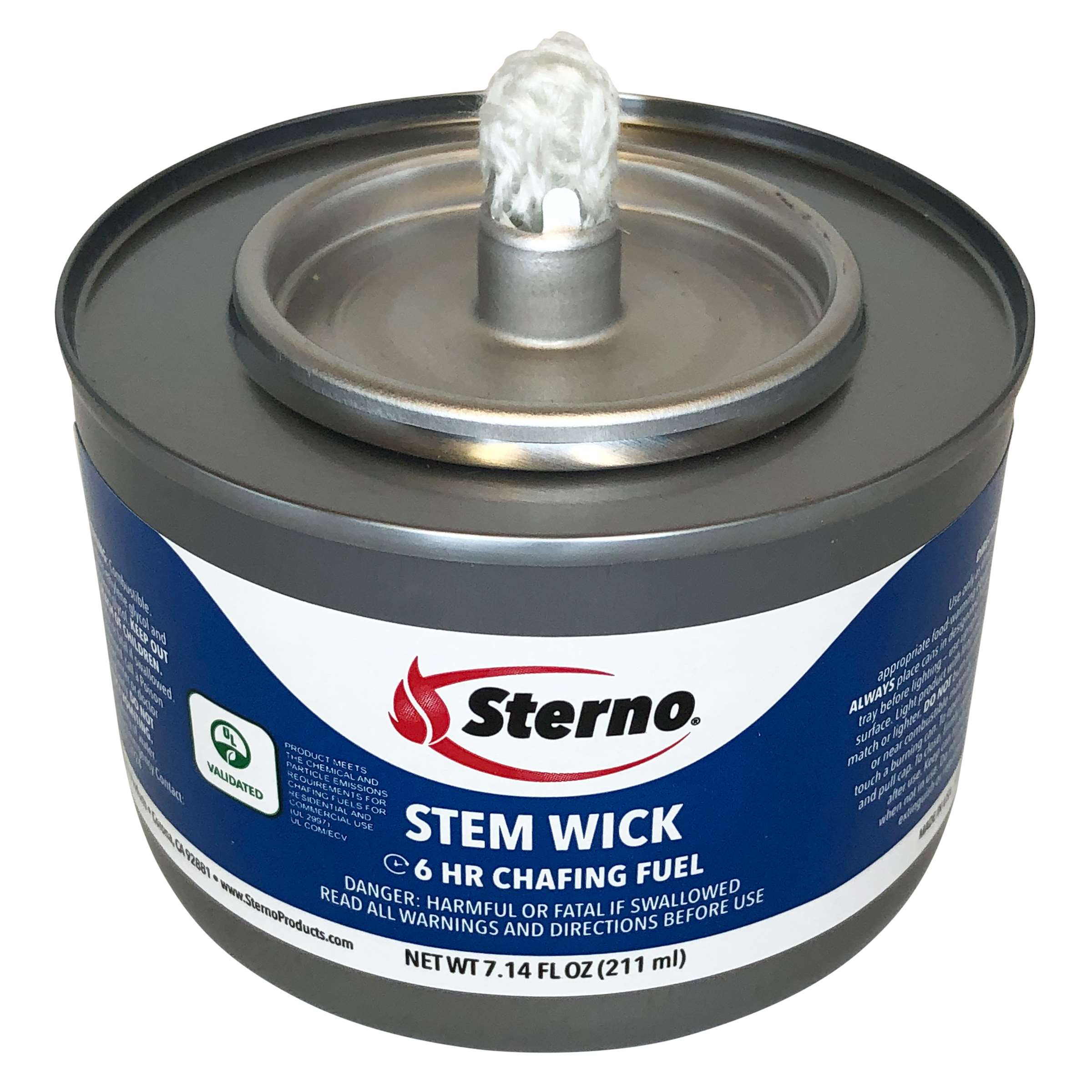 Sterno Stem Wick 6 hour 24/7.14oz - Sold by PACK