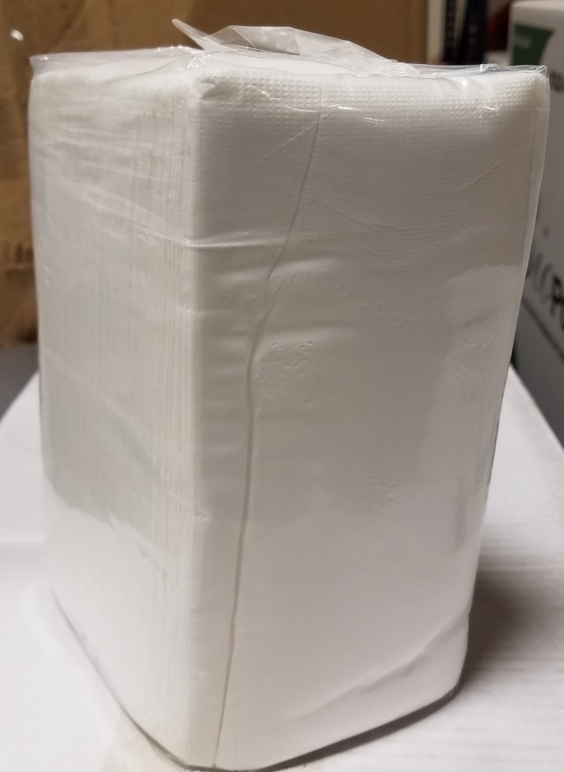Napkin Dinner Regular Paper 1/8-Fold white 3000/CS - Sold by PACK