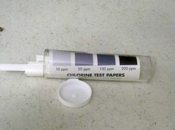 Chlorine Test Strips 25ct - Sold by PACK