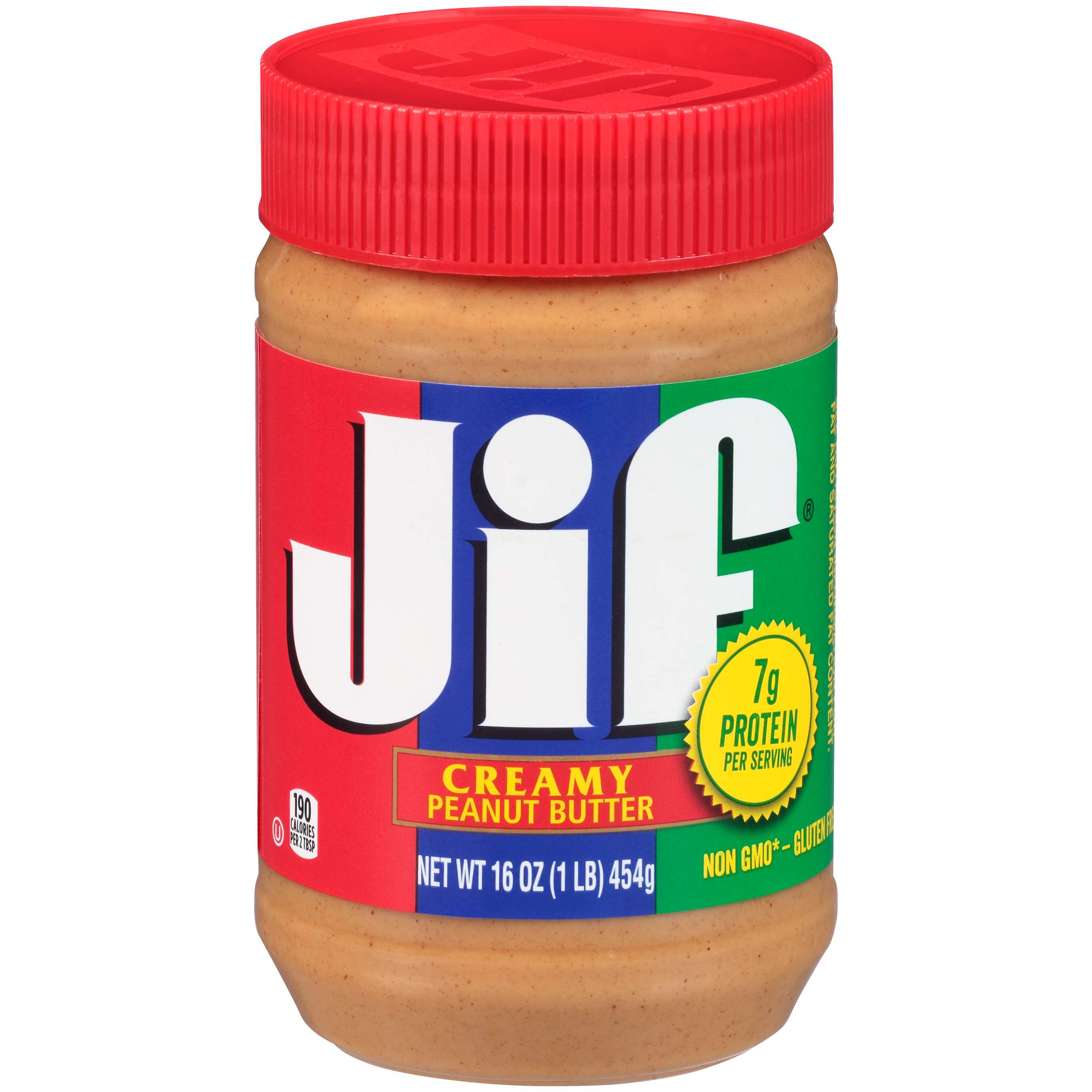 Peanut Butter Creamy Jif 12/16oz - Sold by EA