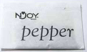 Pepper Packet 6/1000ct - Sold by PACK - Click Image to Close