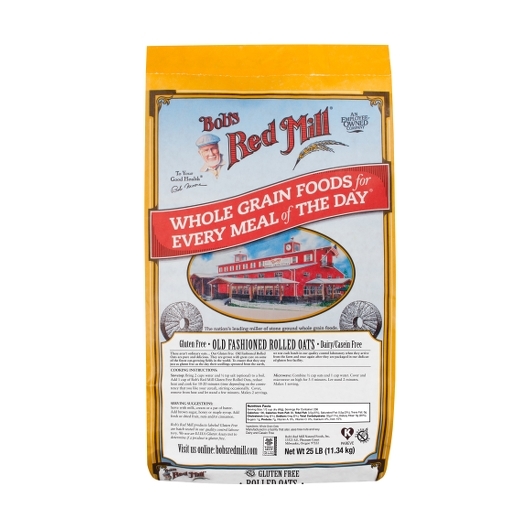 Oats Rolled Gluten Free 25lb Bargain - Sold by PACK