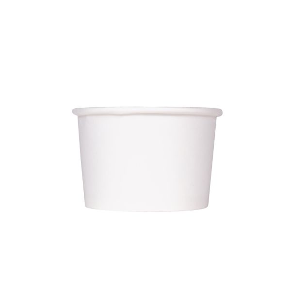 4oz Food Container White Paper 1000ct Bargain - Sold by PACK