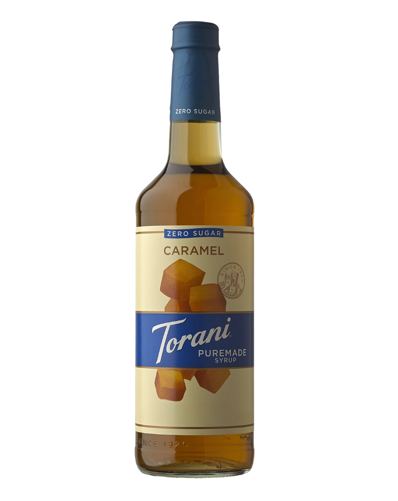 Torani Puremade Zero Sugar Caramel Syrup 4/750ml