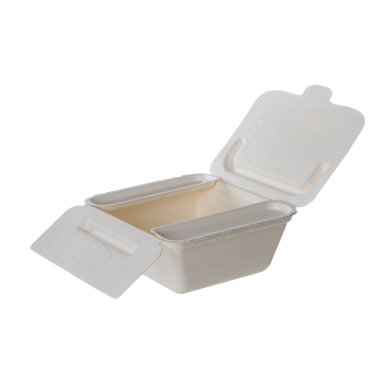Eco 35oz Rectangle c/s W/Lid 9.56x5.6 2x2.28 200ct SCF1000