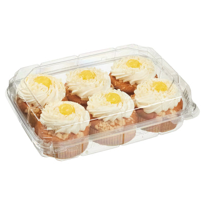 Cakes Mini Lemon W/Butter Cream Icing 6ct