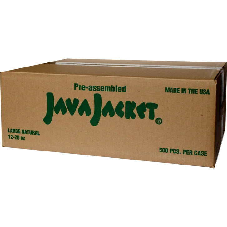 Java Jackets Plain Kraft 500cs