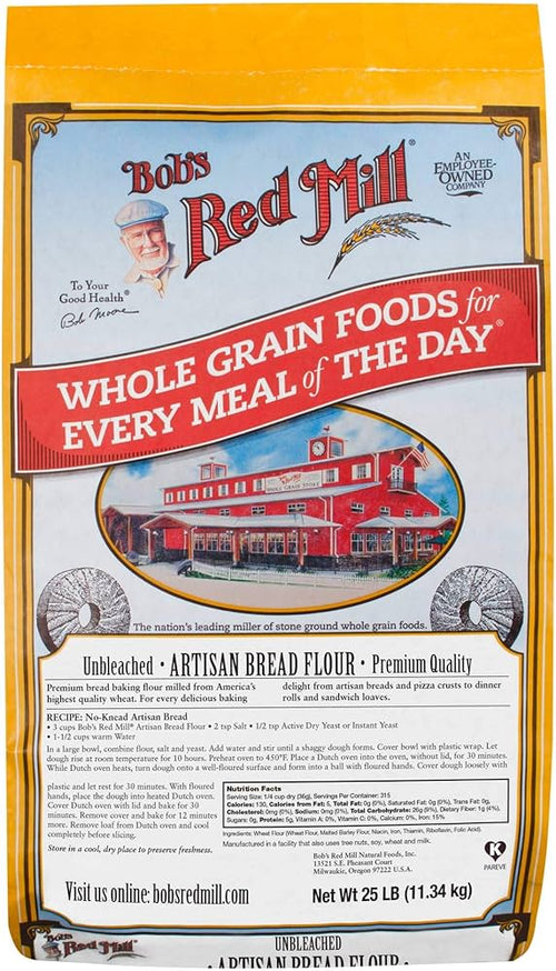 Artisan Bread Flour Bob's Red Mill 25lb