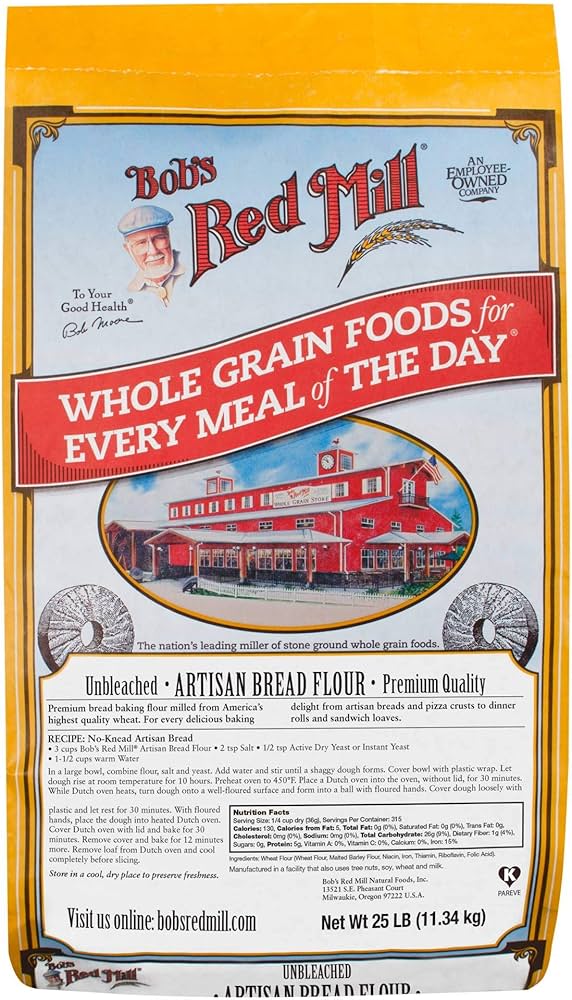 Artisan Bread Flour Bob's Red Mill 25lb