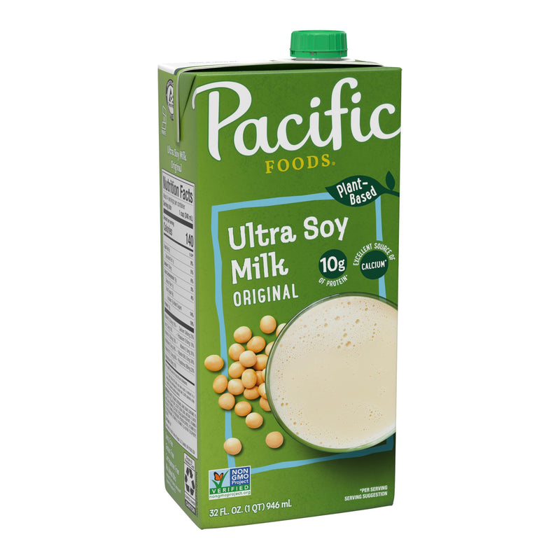 Soymilk Ultra Plain Pacific 12/32oz 08200