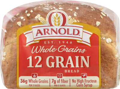 Bread Sliced Loaf Whole Grain 12/24oz