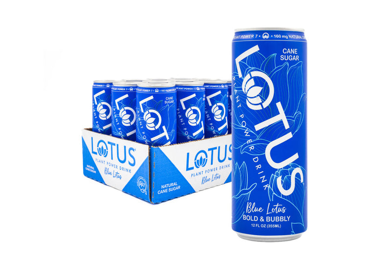 Lotus Blue Plant Power 12pk Cane Sugar
