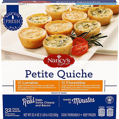 Nancy's Lorraine&Florentine Petite Quiche