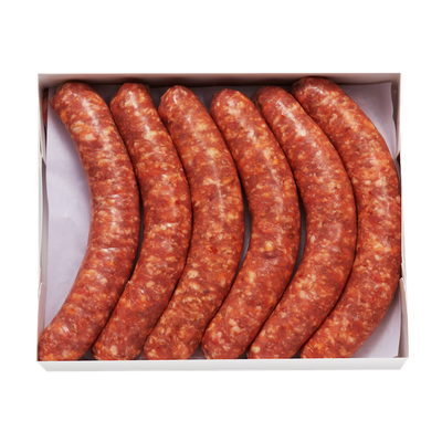 Sausage Hot Italian Link Raw 4-1 12lb (82435)