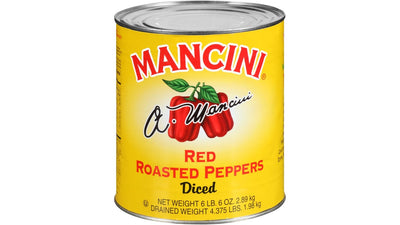Peppers Red Diced Mancini