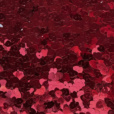 CM-Sequins Red Hearts 5lbs