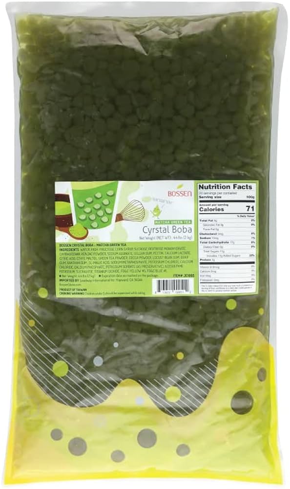 Boba Crystal Matcha in Syrup 6/4.4lb