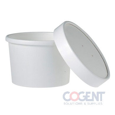 Food Container, Paper 12oz White 500ct Prime Source