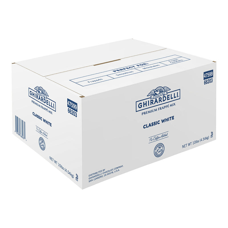 Ghirardelli Classic White Frappe 10lb 66203