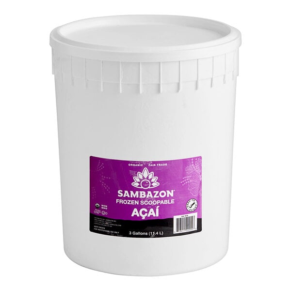 Acai Berry Sorbet 3gal Sambazon