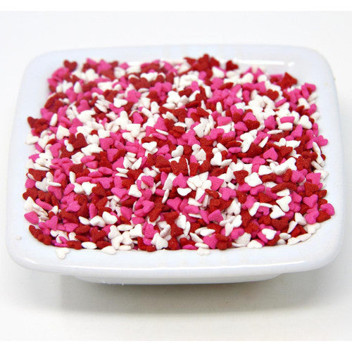 Sprinkles Red White pink Hearts 5lbs