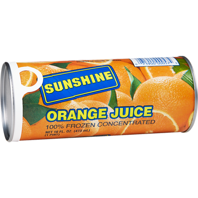 Orange Juice Sunshine Frozen
