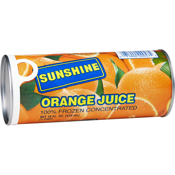 Orange Juice Sunshine Frozen