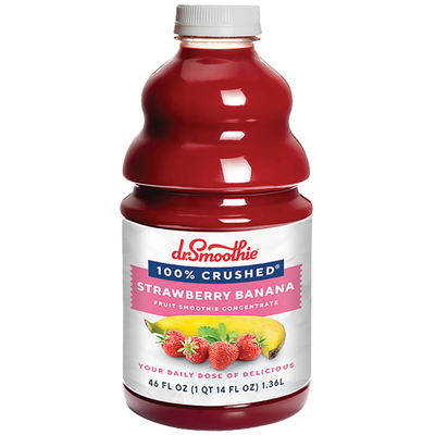 Dr Smoothie Straw/Banana 100% Fruit 6/46oz