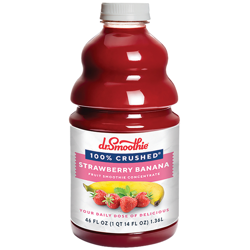 Dr Smoothie Straw/Banana 100% Fruit 6/46oz