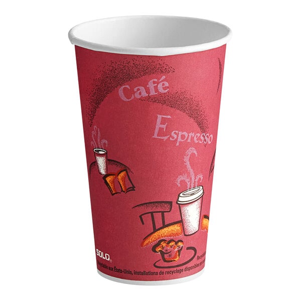 Cup Solo - Bistro 16oz Hot 1000ct