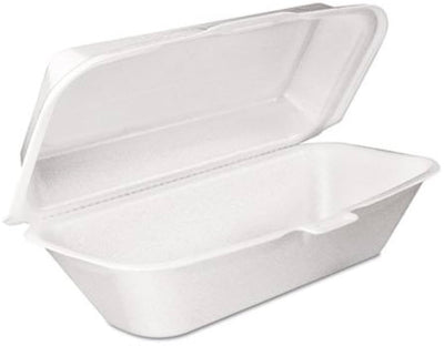 Hoagie Container Lrg Foam Hinged Lid 9 3/4X5X3 1/4 560ct
