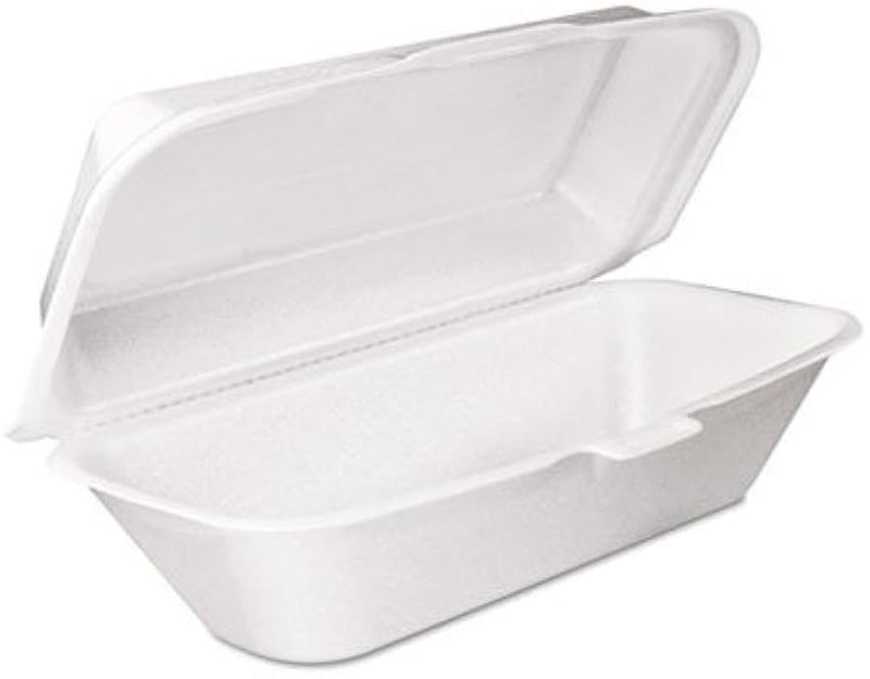 Hoagie Container Lrg Foam Hinged Lid 9 3/4X5X3 1/4 560ct