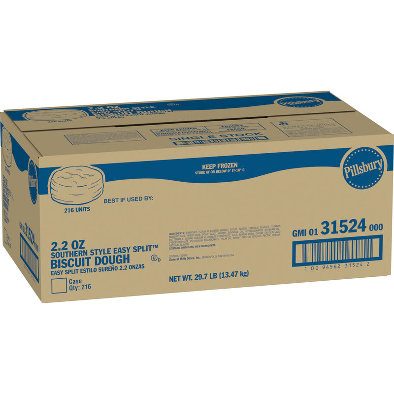Bisqcuit Dough Southern Style Easy Split 216/2.2oz