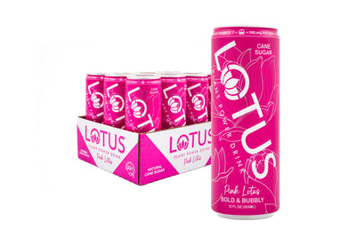Lotus Pink Plant Power 12pk Cane Sugar