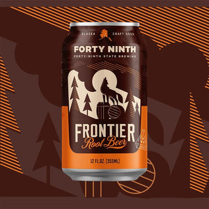 Soda Frontier Root Beer 6/4pk 12oz 49th State