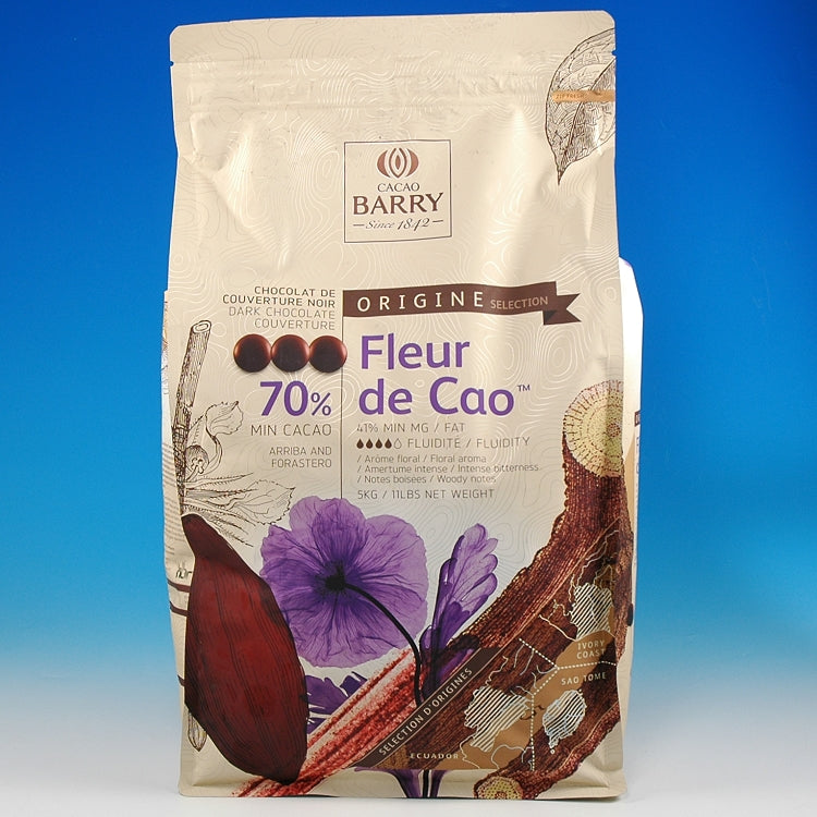 Chocolate Dark Fleur De Cao 70% 4/5kg