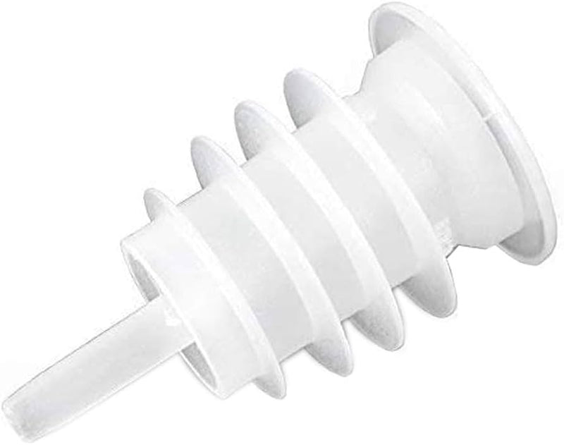 Pourers-Medium Plastic White 12ct