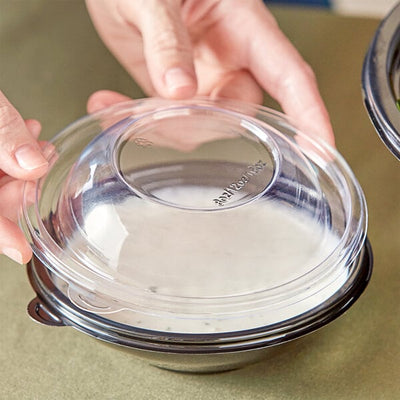 Food Container Lid, Plastic Fits 8/12/16oz Clear 1000ct
