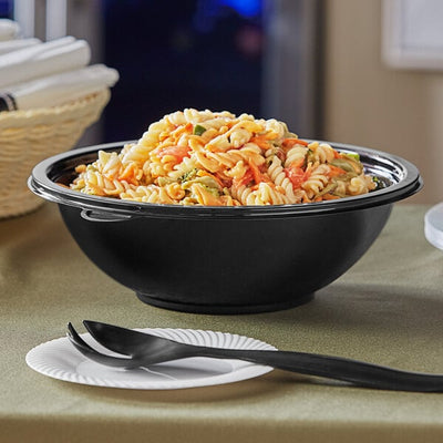 Large Salad Bowl 64-oz 9x9x2.87 Black