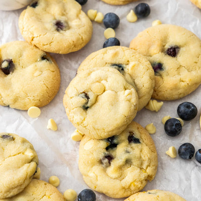 Cookies White Chocolate Blueberry 3oz (order minimum 1 Dozen)