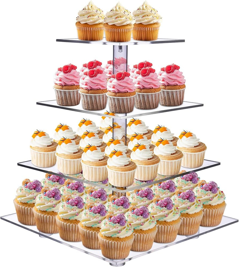 Cupcake Stand Square 4 Tier