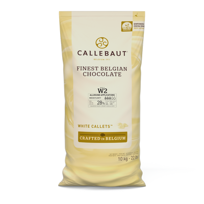 Callets White-W2NV595 - Chocolate 2/10kg Callebaut (28%)