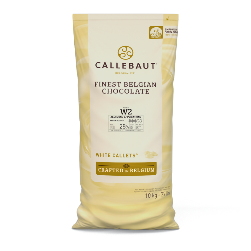 Callets White-W2NV595 - Chocolate 2/10kg Callebaut (28%)