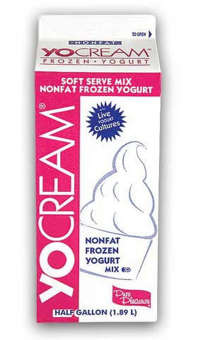 Yocream Plain Non-Fat Soft Serve 6/.5gal