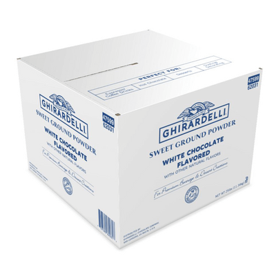 Ghirardelli Sweet Ground White Choc 25lb 62031