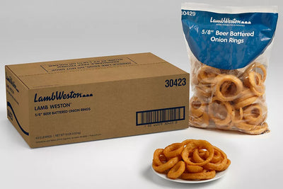 Onion Ring - Beer Battered 5/8in. 30423 4/2.5lb LambWeston