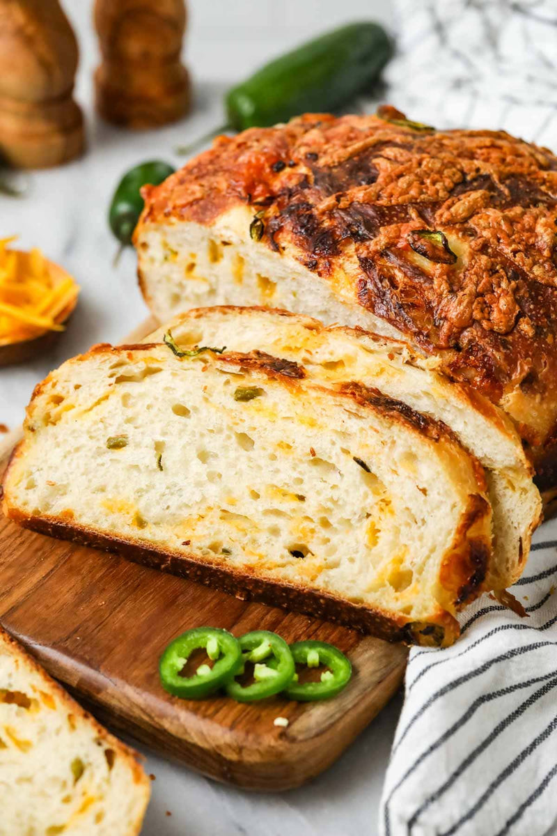 Bread Jalapeno Cheddar Sourdough Loaf