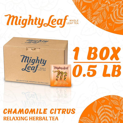 Tea Chamomile Citrus 100ct Mighty Leaf