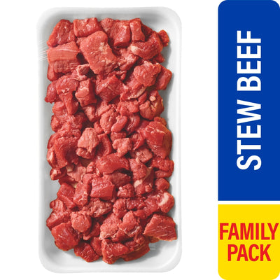 Beef Stew Meat Choice Cubed 2/5lb