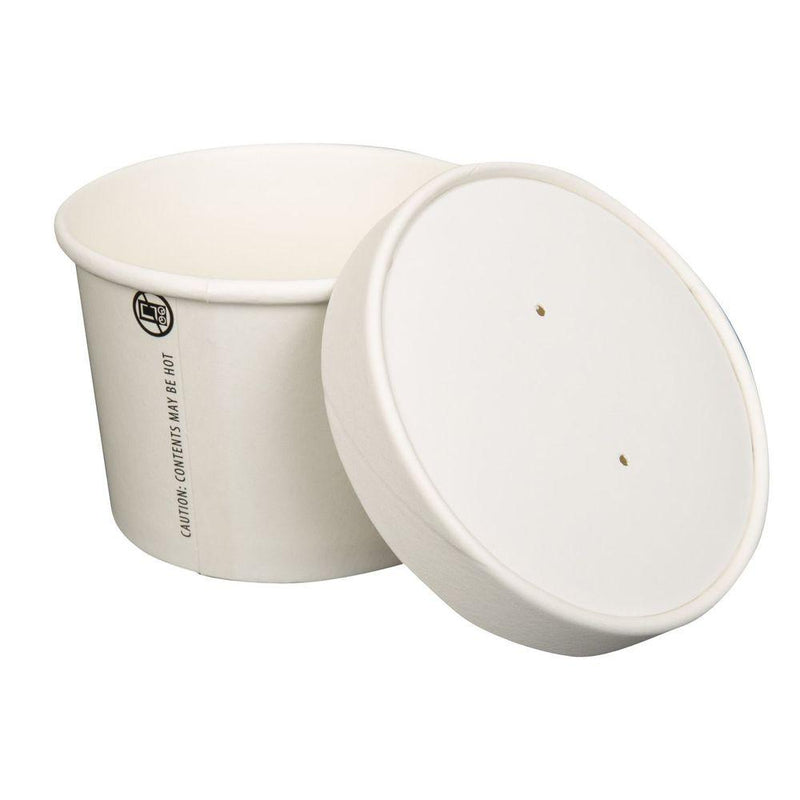 Food Container, Paper 16oz White 500ct Prime Source